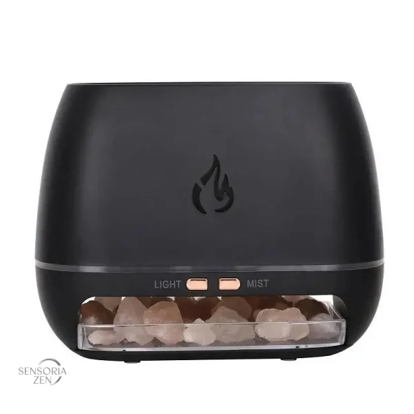 Design flamme en sel de l'Himalaya pour intérieur