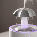 Diffuseur d'arômes LED avec effet pluie apaisant