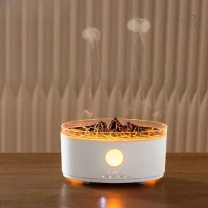 Élégant diffuseur Volcan aux couleurs variées pour aromathérapie