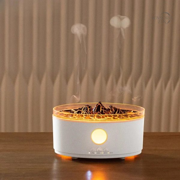Élégant diffuseur Volcan aux couleurs variées pour aromathérapie