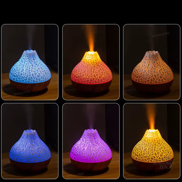 Accessoire bien-être : diffuseur effet volcan élégant