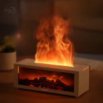 Diffuseur d'huiles essentielles effet feu de cheminée