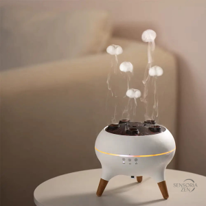 Diffuseur aromatique ultrasonique en forme de méduse