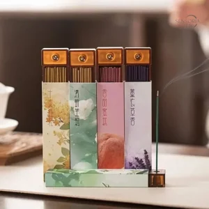Encens de poche au santal en bois portable