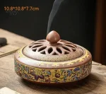 Brûleur Rétro pour Encens – Céramique Élégante
