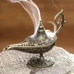 Encensoir Aladdin en métal antique, style oriental
