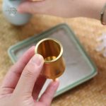 Accessoire d'encens en laiton pour rituel créatif