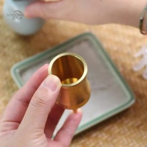 Accessoire d'encens en laiton pour rituel créatif