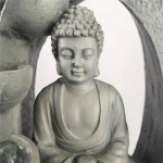 Objet décoratif de méditation avec effet lumineux