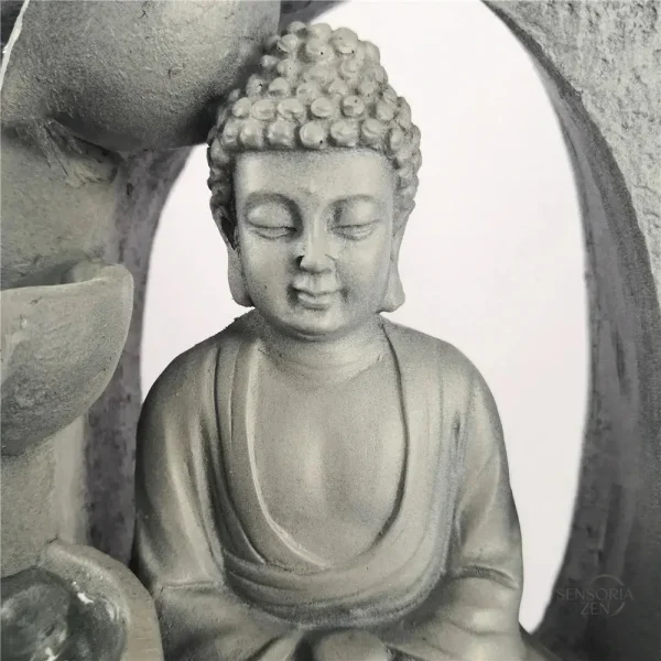 Objet décoratif de méditation avec effet lumineux