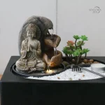 Élément zen avec éclairage LED pour ambiance apaisante