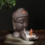 Fontaine d'Encens Bouddha Main Offrande pour relaxation Zen