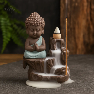 Fontaine d’Encens Bouddha en cascade pour une ambiance zen