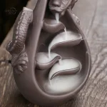 Fontaine zen en forme de dragon pour relaxation