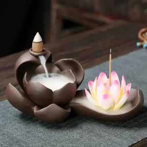 Fontaine d’Encens Lotus Zen pour ambiance relaxante