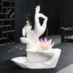 Fontaine d'Encens en céramique, design Bouddha