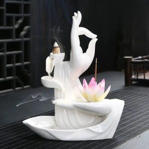 Fontaine d'Encens en céramique, design Bouddha