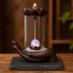 Brûleur d'encens Lotus pour ambiance apaisante