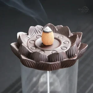 Accessoire méditatif : Fontaine d’encens Lotus