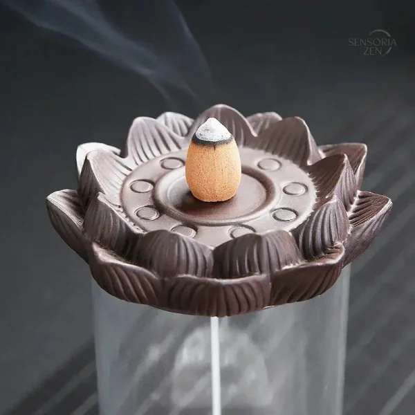 Accessoire méditatif : Fontaine d’encens Lotus