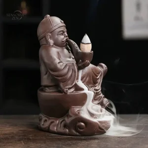 Fontaine d'Encens en Céramique - Design Vieil Homme