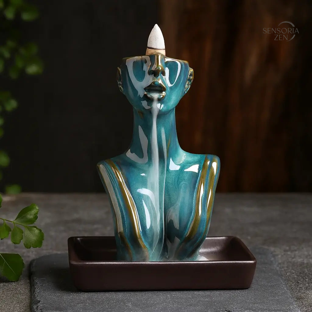 Fontaine encens design buste femme moderne