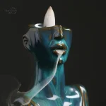 Fontaine à encens artistique buste femme