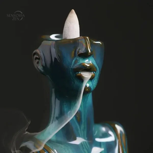 Fontaine à encens artistique buste femme