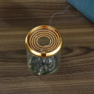 Brûleur d'Encens Cônes et Spirales avec design montagne