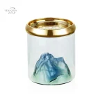 Accessoire décoratif pour encens avec cascade élégante