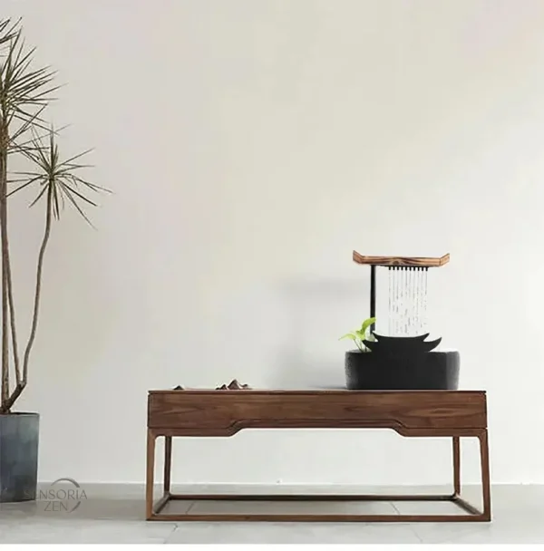 Design élégant de fontaine intérieure en céramique