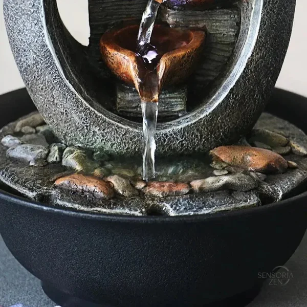 Cascade de rocaille pour une ambiance relaxante