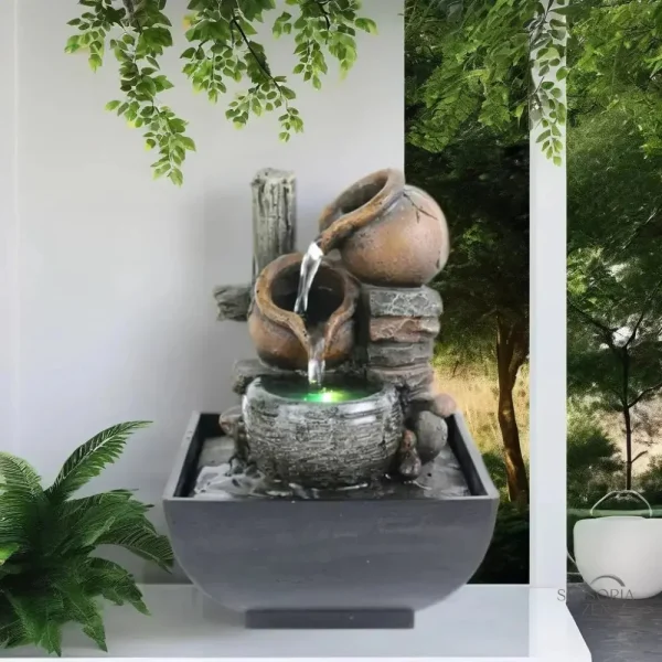 Cascade Zen décorative pour ambiance relaxante et apaisante
