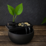 Fontaine Zen d'Intérieur USB avec cascade hydroponique