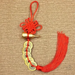 Accessoire Feng Shui en cuivre, gourde spirituelle protectrice