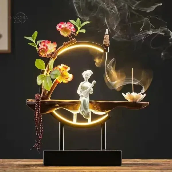 Harmonie – Brûleur d’Encens à illumination délicate
