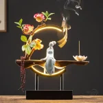 Encens lumineux avec design floral raffiné