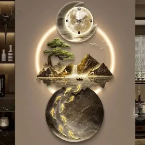 Horloge japonaise LED pour une touche de sérénité moderne