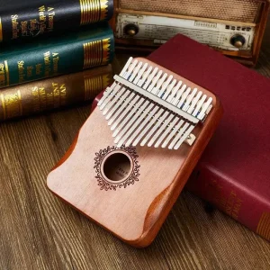 Kalimba en bois, instrument zen pour la détente