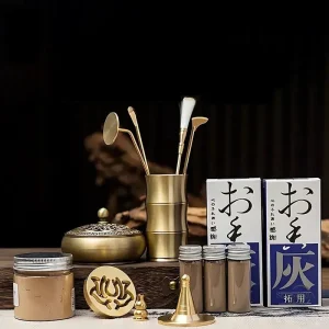 Kit Encens DIY en céramique, verre et métal