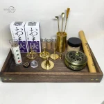 Fabrication d'encens avec céramique, verre et métal