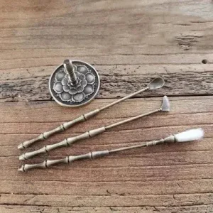 Kit complet d'outils d'encens en cuivre
