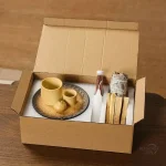 Set d'encens en céramique incluant bâtons et bougie