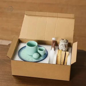 Porte-encens 4-en-1 pour palo santo et bâtons d'encens