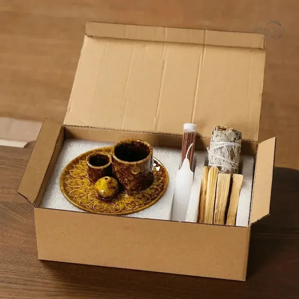 Kit d'encens céramique pour une ambiance apaisante
