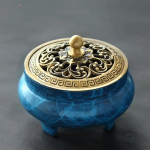 Accessoires d'encens en cuivre pour ambiance zen