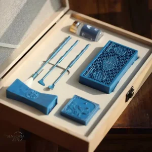 Kits d'Encens - Coffret Prestige Sceau Bleu 9 pièces