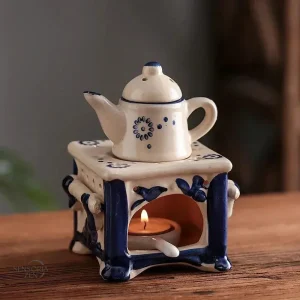 Lampe diffuseur vintage en céramique à chaleur douce