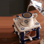 Lampe à chaleur douce avec design céramique vintage