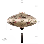 Lanterne soyeuse chinoise, touche asiatique à votre décor